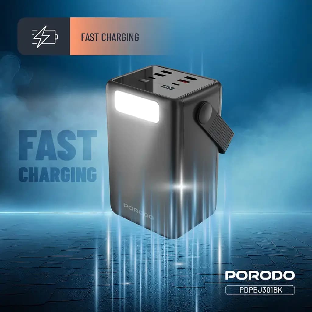 پاوربانک پرودو Lara ظرفیت 80000mAh مدل PDPBJ301BK — تصویر ۶