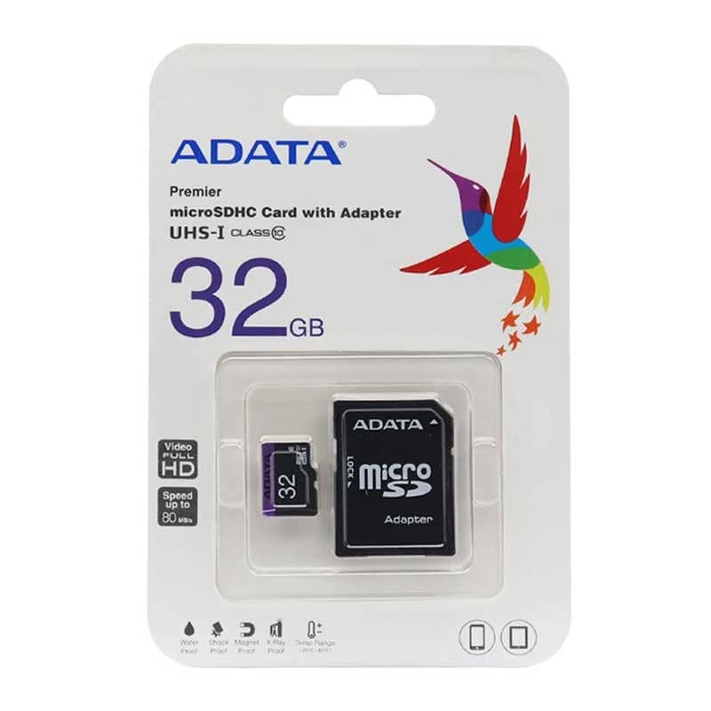 کارت حافظه ADATA Premier ظرفیت 32 گیگابایت همراه آداپتور SD — تصویر ۳