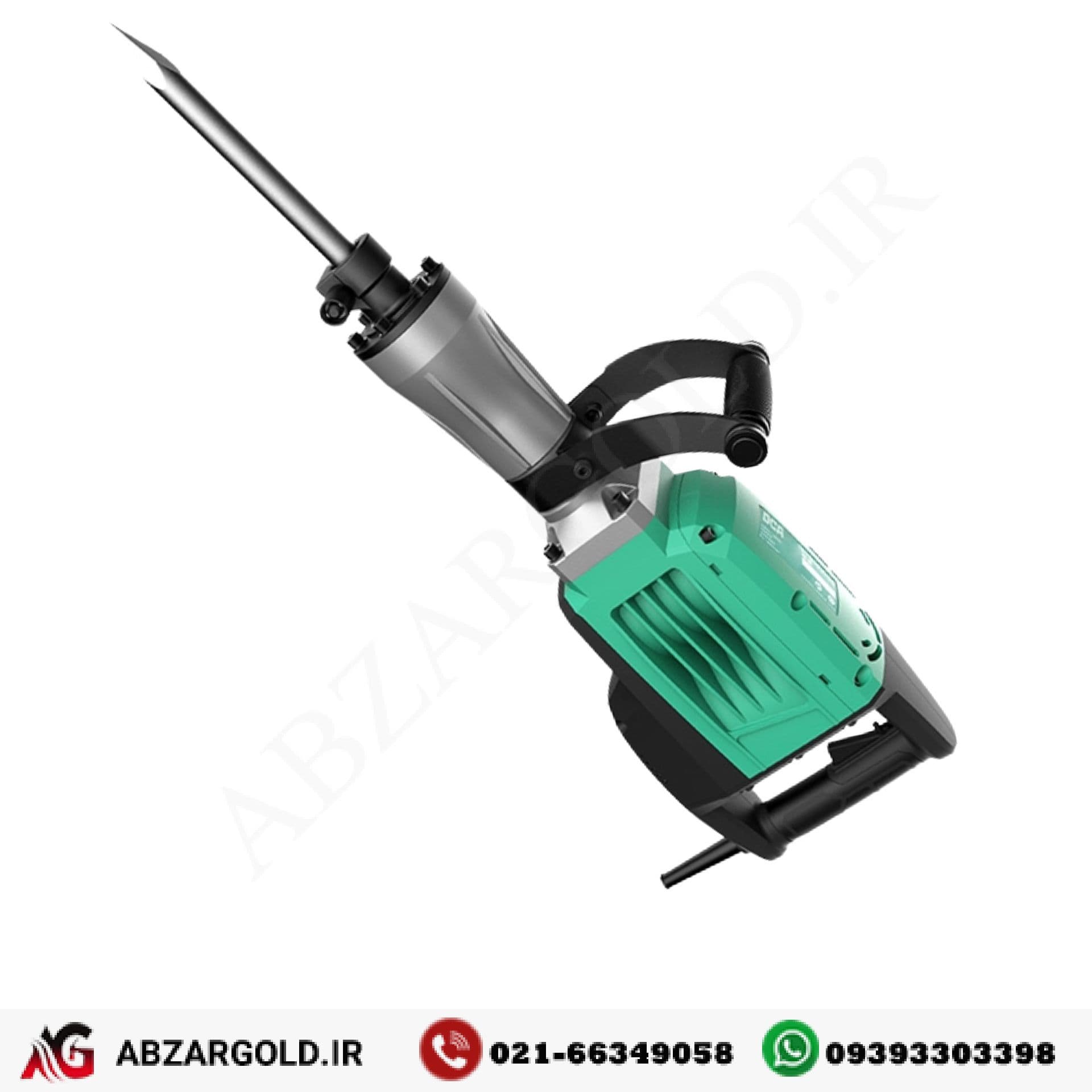 چکش تخریب روغنی 15کیلویی 1600وات دی سی ای (AZG05-15) — تصویر ۲