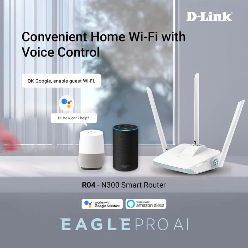 روتر بیسیم دی-لینک مدل D-Link R04 N300 Eagle PRO AI — تصویر ۳