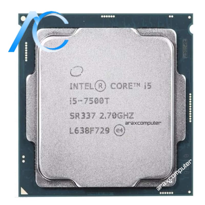 پردازنده اینتل دسته دوم سری CPU INTEL USED CORE i5-7500T KABY LAKE — تصویر ۲