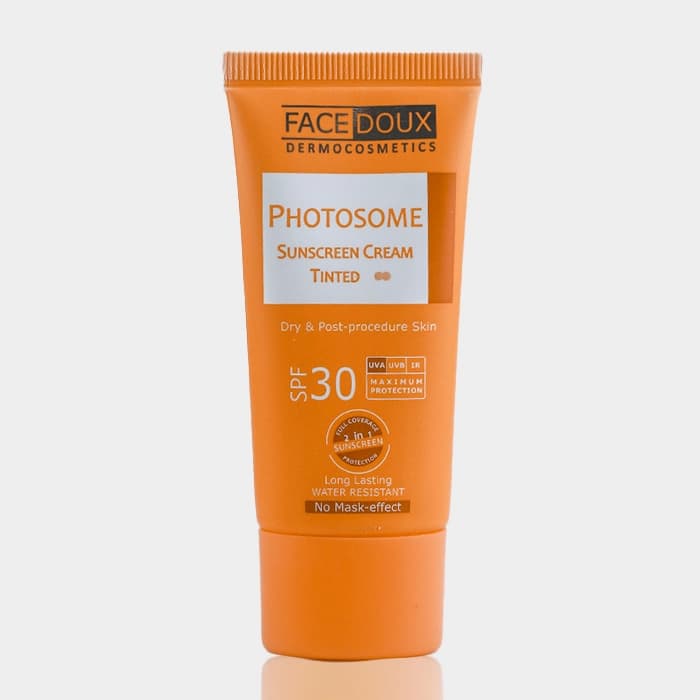 کرم ضد آفتاب رنگی پوست خشک فتوزوم فیس دوکس Face Doux Photosome Tinted Sunscreen Cream 40ml