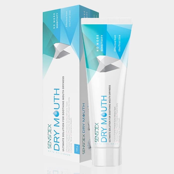 خمیر دندان ژله ای هیالورونیک اسید سنسیدکس Sensidex Dry Mouth Sensitive Teeth Toothpaste 100g — تصویر ۴