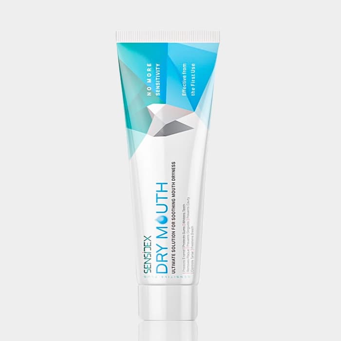 خمیر دندان ژله ای هیالورونیک اسید سنسیدکس Sensidex Dry Mouth Sensitive Teeth Toothpaste 100g — تصویر ۳