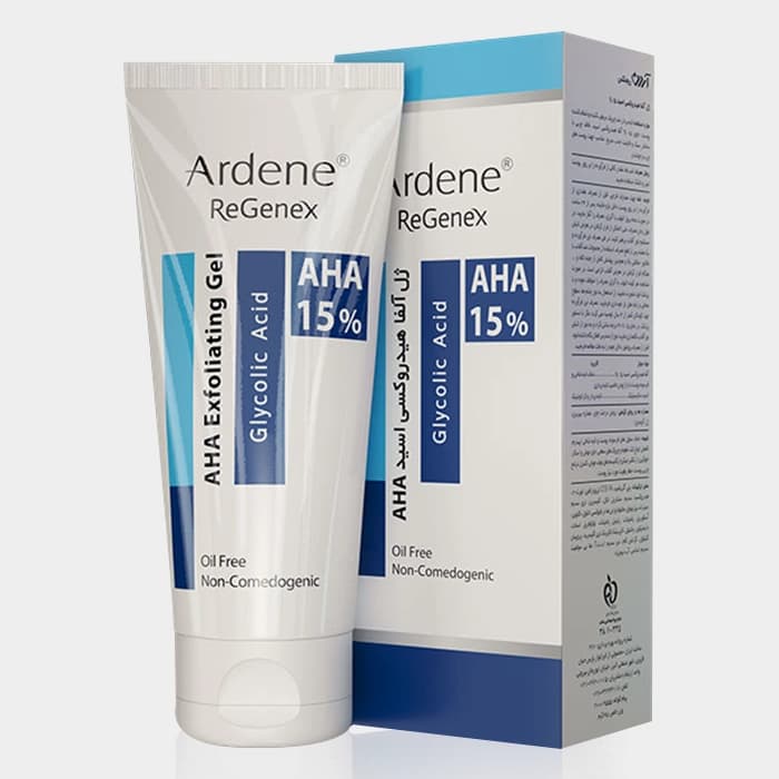 ژل لایه بردار 15% AHA آردن ریجنکس Ardene Regenex AHA 15% Gel 45ml — تصویر ۲