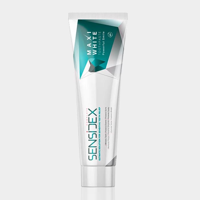 خمیر دندان سفید کننده دندان های حساس سنسیدکس Sensidex Maxi White Sensitive Teeth Toothpaste 130g