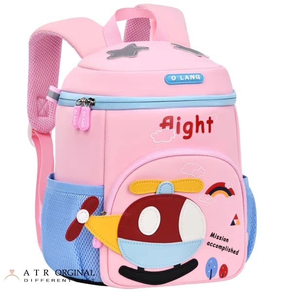کیف مدرسه کوله پشتی بچه گانه هلیکوپتر اولنگ 6166 — تصویر ۲