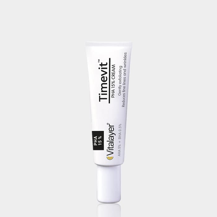 کرم لایه بردار PHA 15% تایم ویت ویتالیر Vitalayer Timevit PHA 15% Cream 30ml