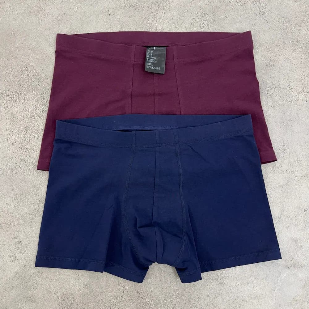 پک 2 عددی شورت باکسر مردانه اچ اند ام H&M سایز مدیوم — تصویر ۴