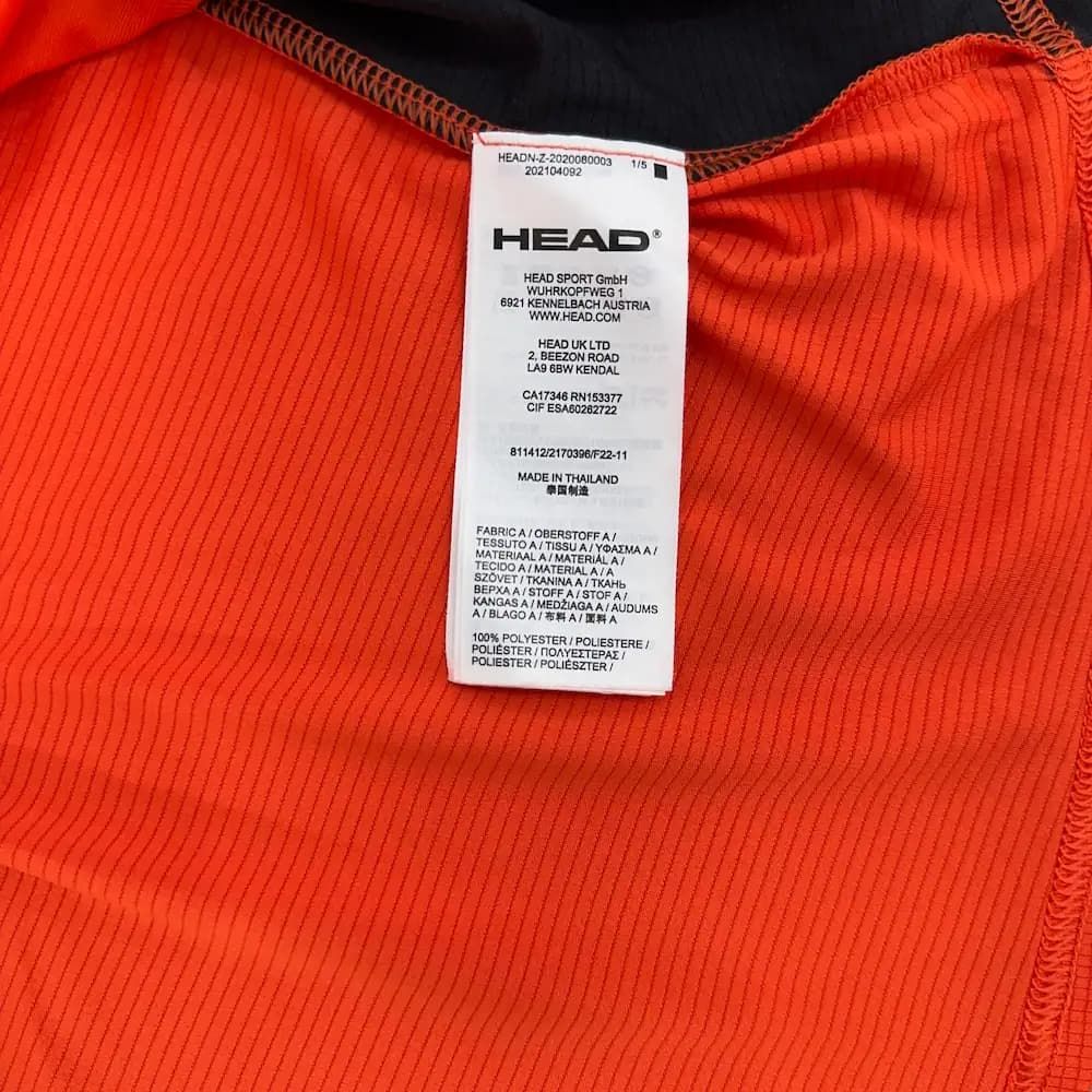 تیشرت تنیس اورجینال برند HEAD شناسنامه دار سایز L — تصویر ۷