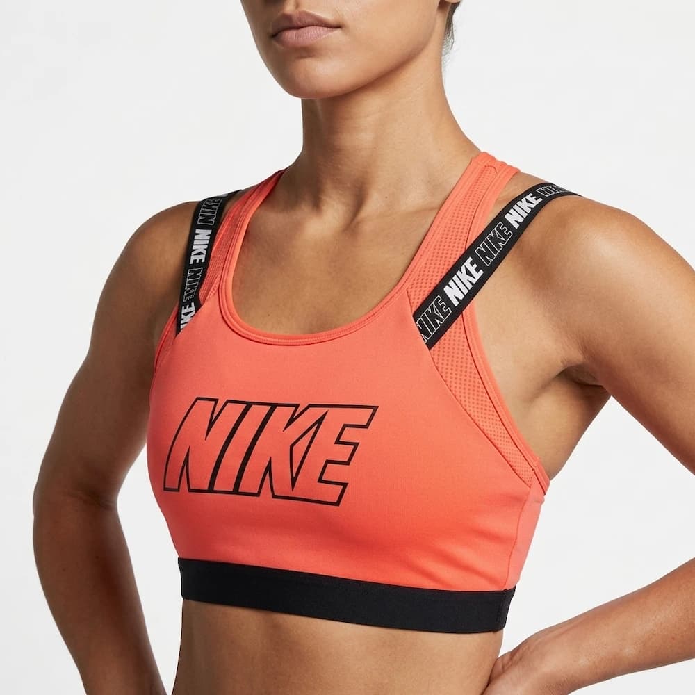 نیم تنه ورزشی استوک NIKE صورتی سایز L — تصویر ۶