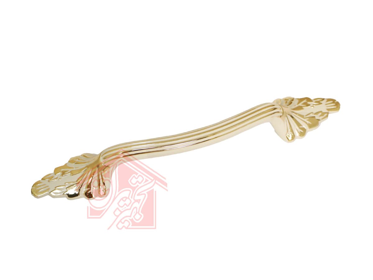 دستگیره کابینت دو پیچ طلایی فلزی — تصویر ۷