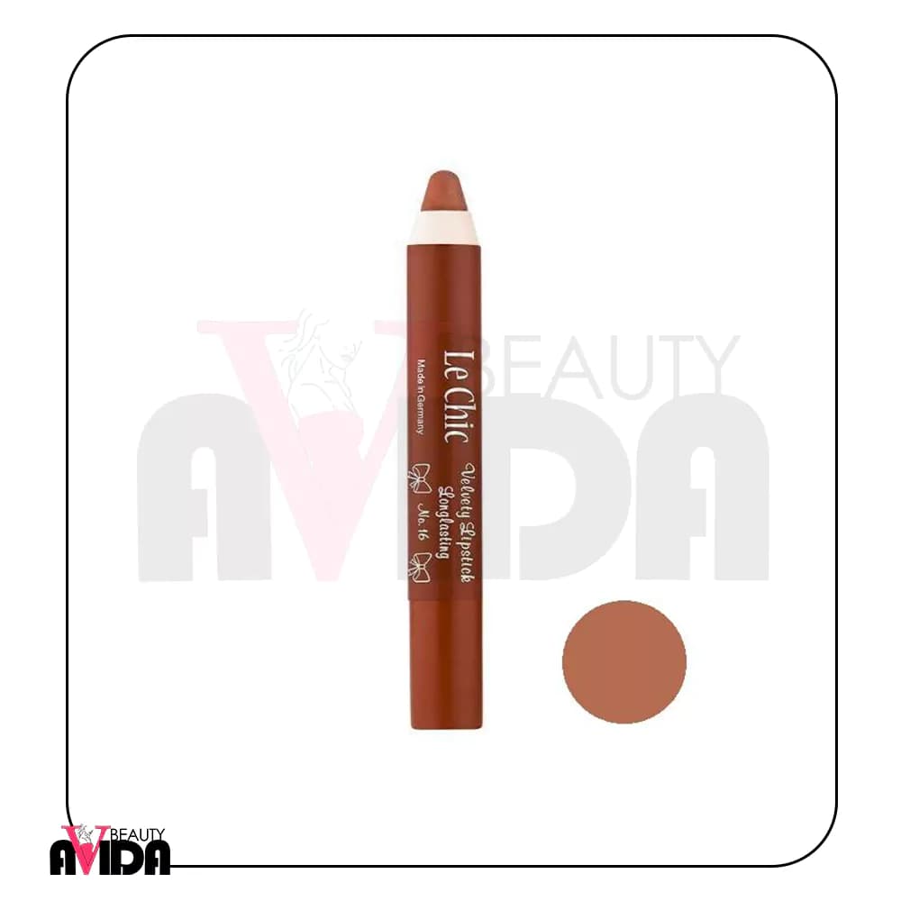رژ لب مدادی لچیک شماره Lechic Lipstick Pencil 16 — تصویر ۲