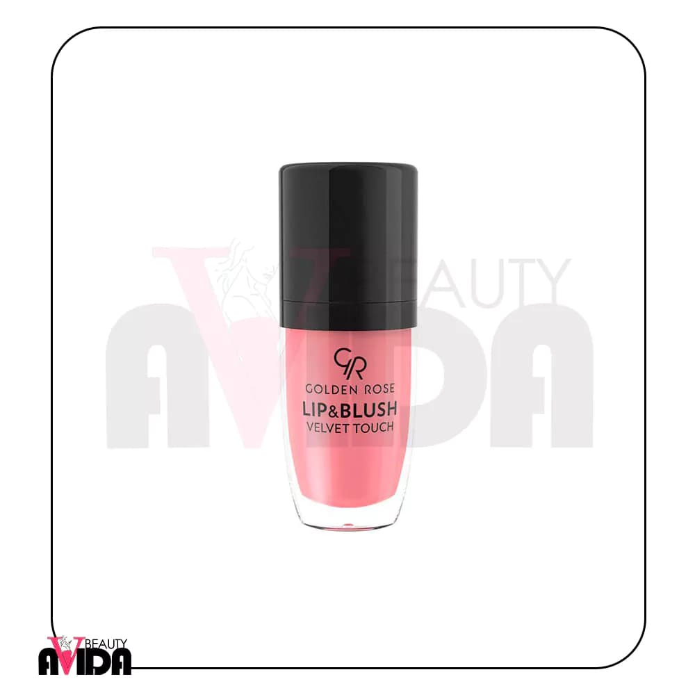 رژ لب و گونه مایع ولوت گلدن رز مدل Liquid Blush & Lip Velvet شماره 03