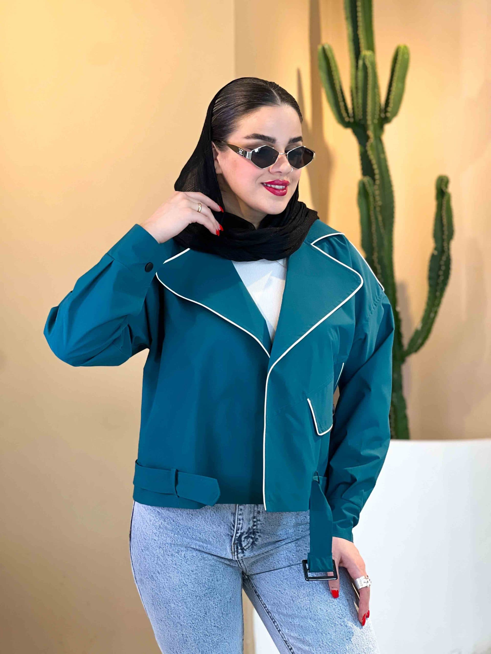 کراپ کت بارانی کله غازی 010203 — تصویر ۳