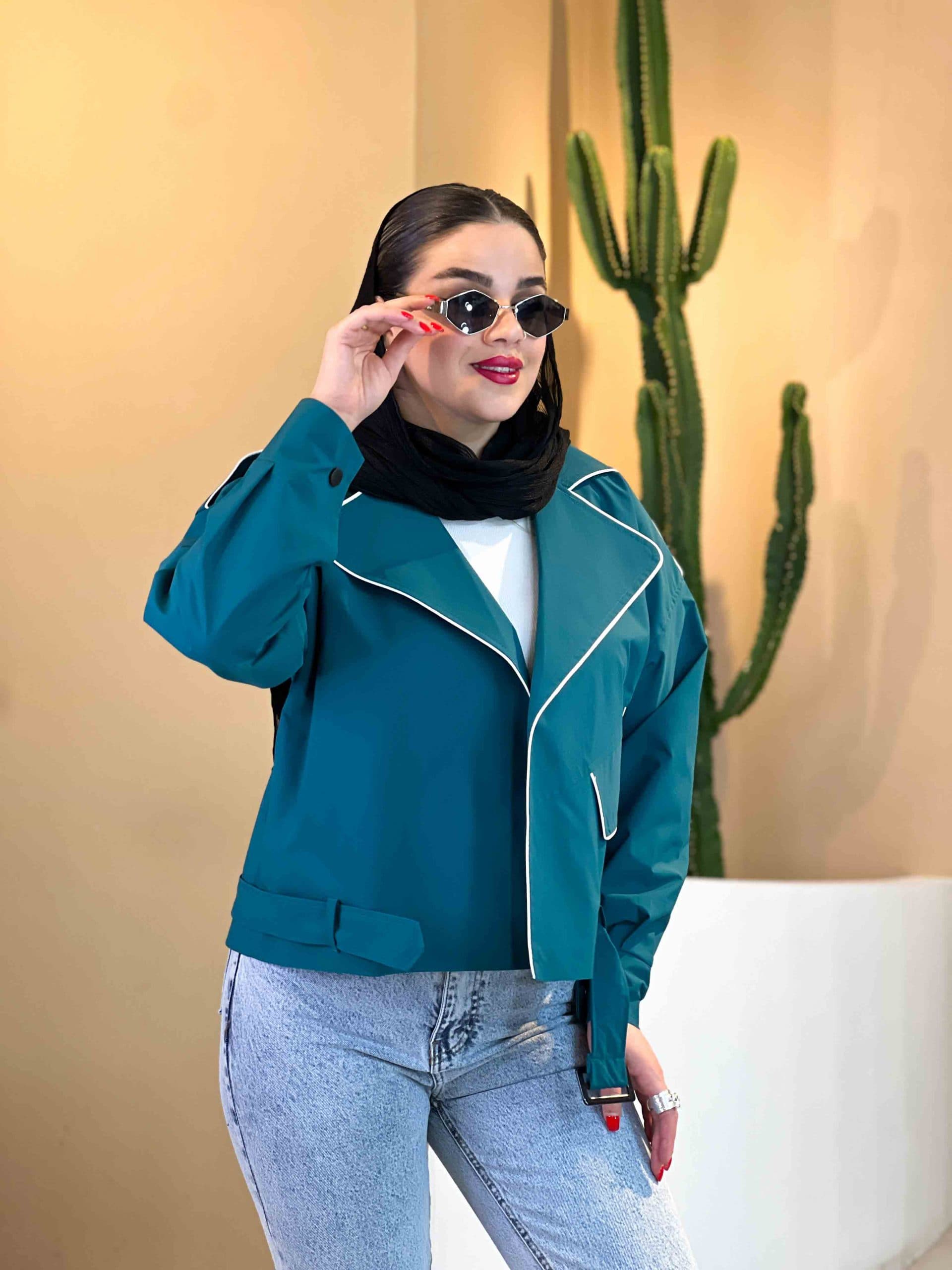 کراپ کت بارانی کله غازی 010203 — تصویر ۴