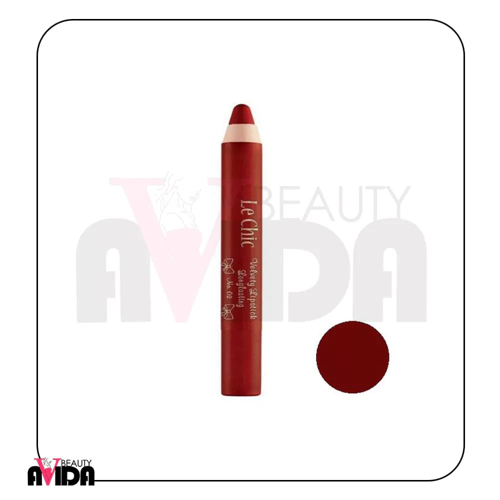 رژ لب مدادی لچیک شماره Lechic Lipstick Pencil 02