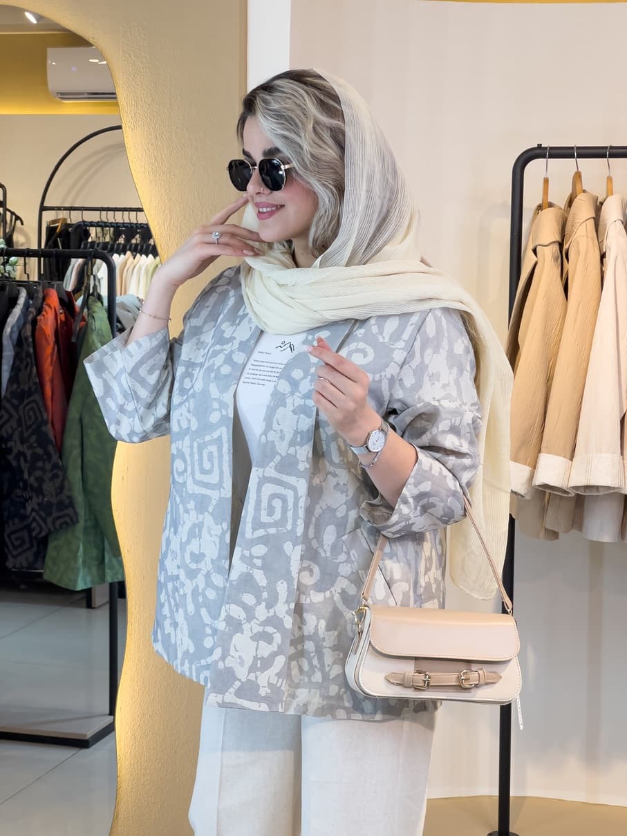 کت ژاکارد 10057 — تصویر ۴