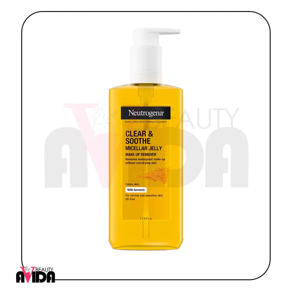 میسلار ژل شستشو صورت نوتروژینا مدل Clear & Soothe حجم 200 میلی لیتر — تصویر ۵