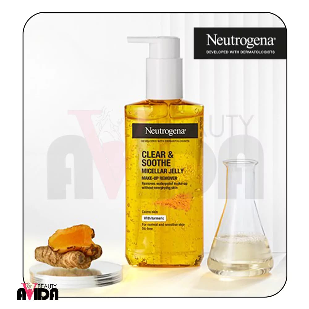 میسلار ژل شستشو صورت نوتروژینا مدل Clear & Soothe حجم 200 میلی لیتر — تصویر ۶