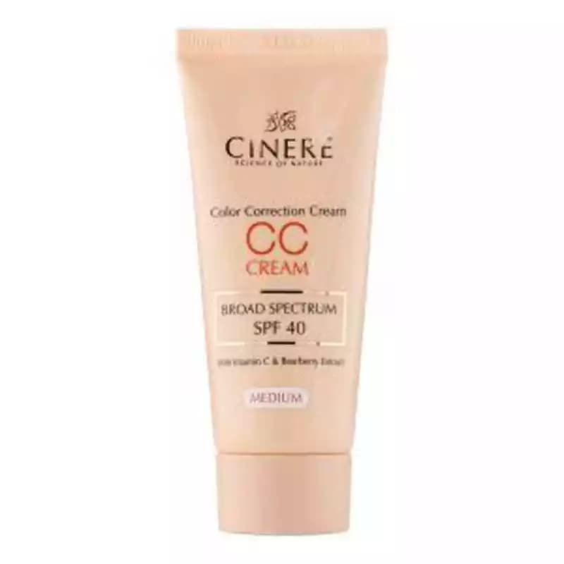 سی سی کرم سینره SPF40 مدیوم حجم 40میل — تصویر ۲