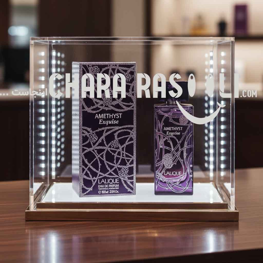 ادو پرفیوم زنانه لالیک مدل LALIQUE AMETHYST اورجینال 100 میلی لیتر — تصویر ۶