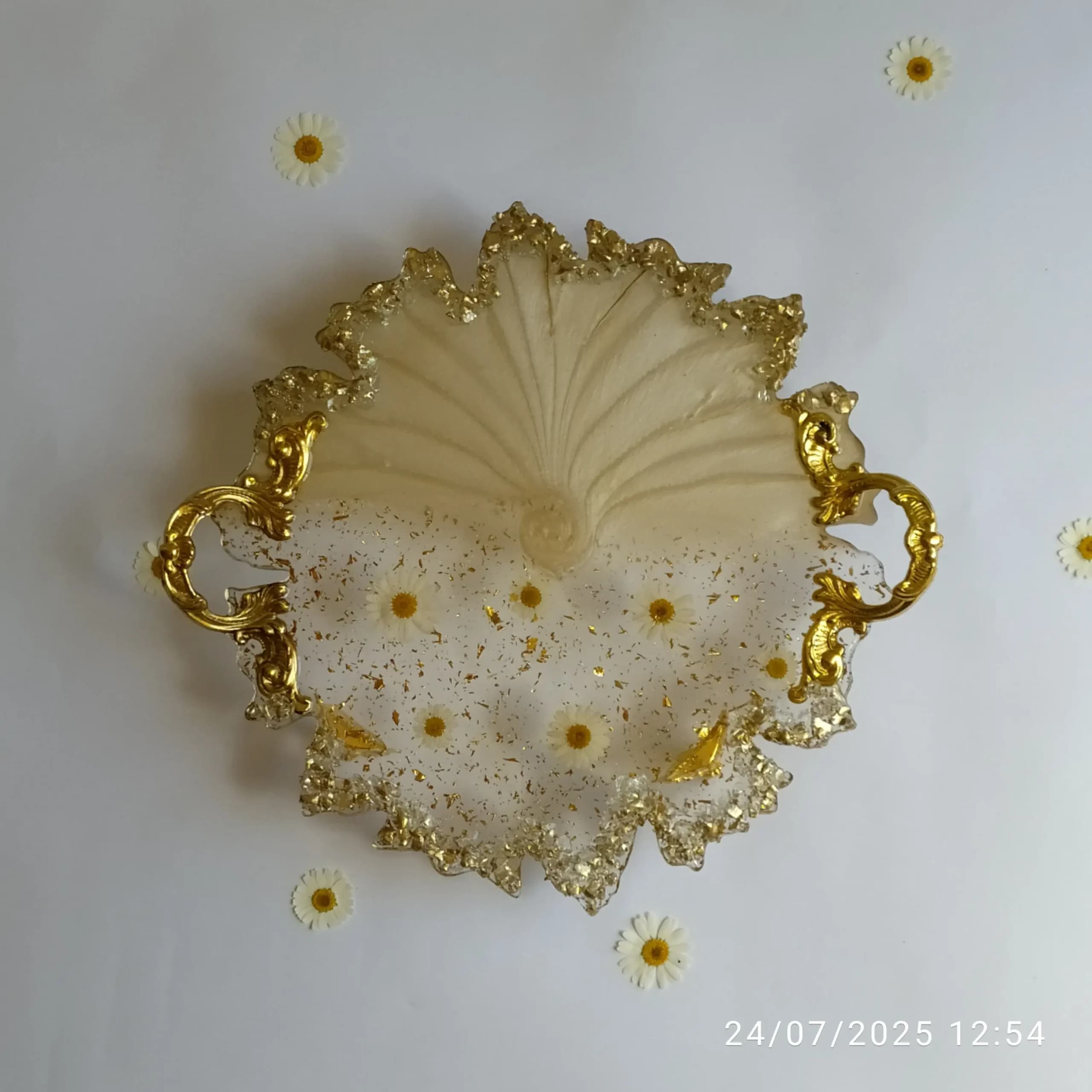 سینی رزینی گل بابونه — تصویر ۲