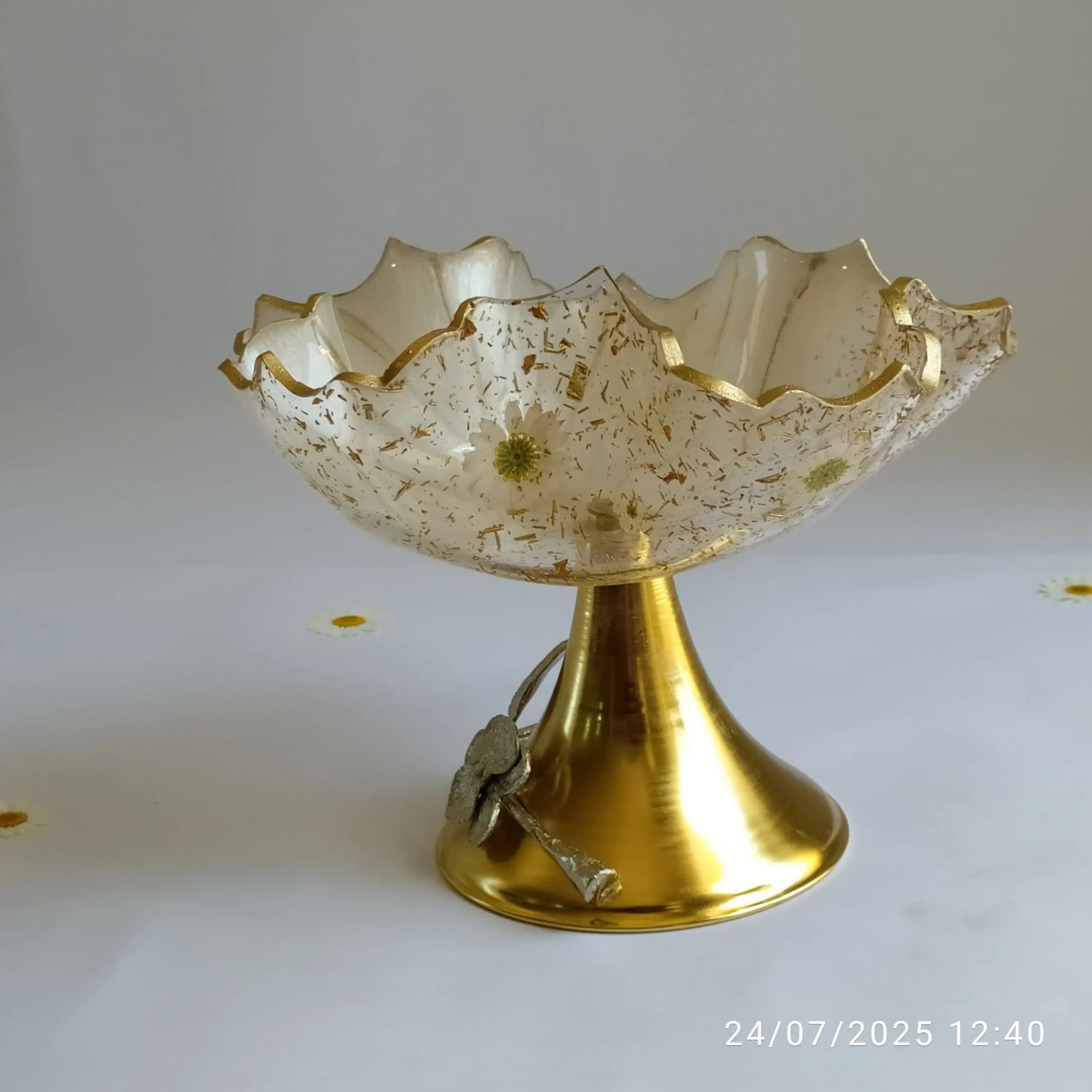 آجیل خوری رزینی گل بابونه — تصویر ۹