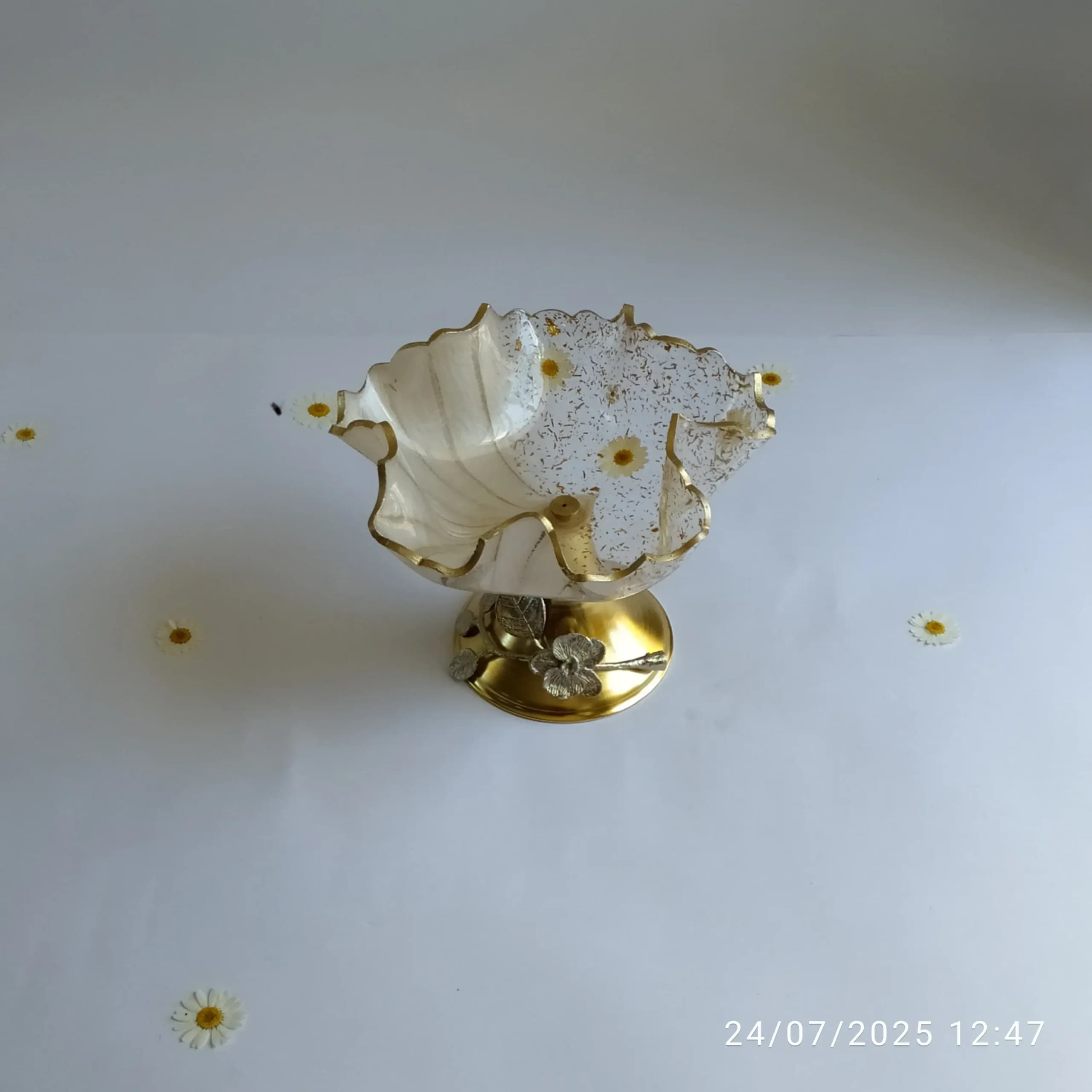آجیل خوری رزینی گل بابونه — تصویر ۳