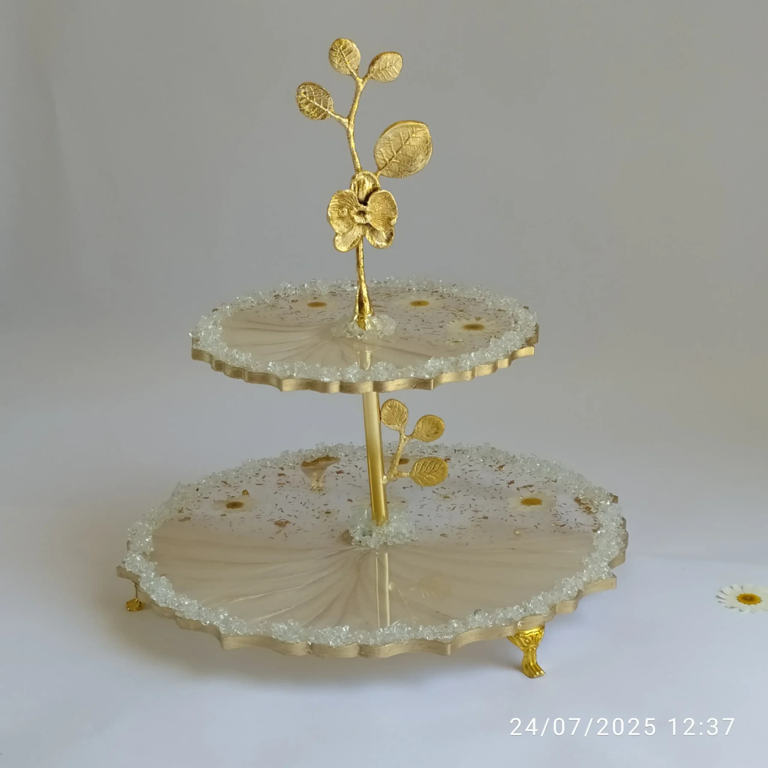 شیرینی خوری رزینی گل بابونه — تصویر ۴