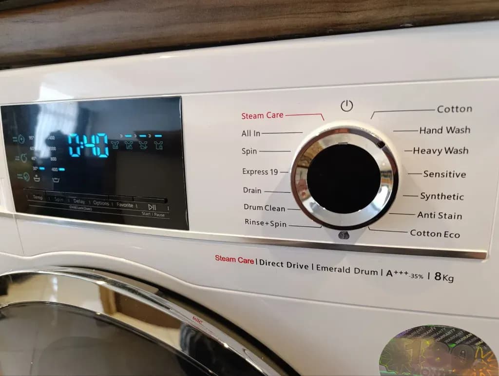 ماشین لباسشویی دوو 8 کیلویی مدل LM-840 — تصویر ۱۲