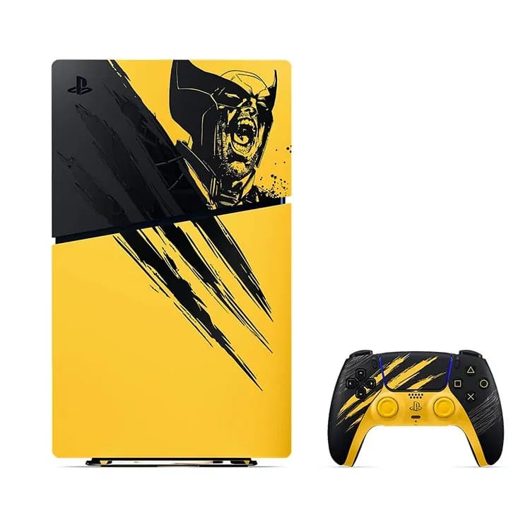 پلی استیشن 5 Slim دیجیتال باندل Marvel’s Wolverine Battle Yellow زرد — تصویر ۴