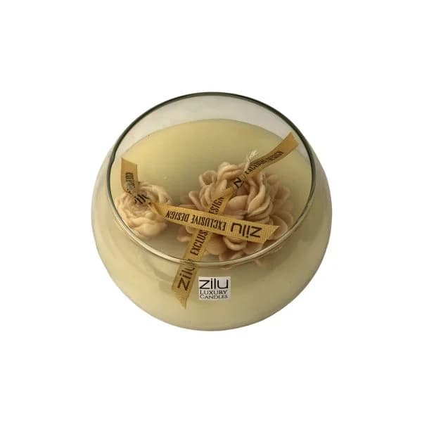 شمع معطر زیلو مدل گل رز کوتاه — تصویر ۵