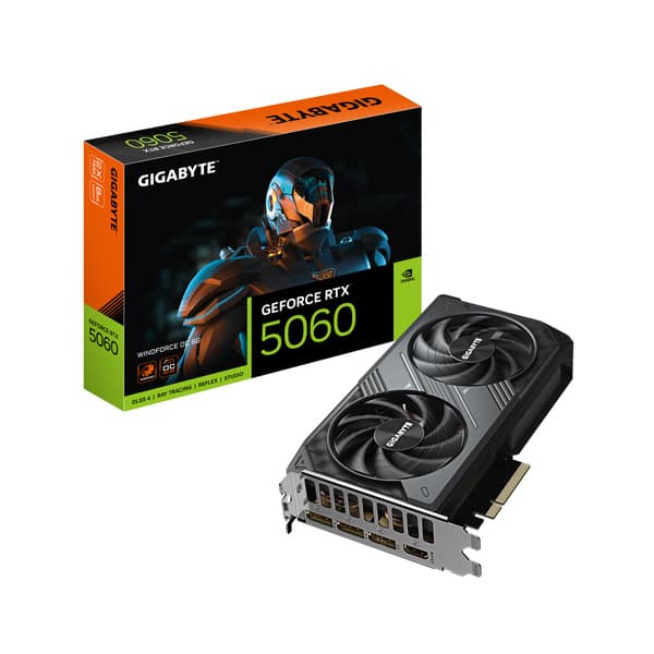 کارت گرافیک گیگابایت مدل GeForce RTX 5060 WINDFORCE حافظه ۸ گیگابایت — تصویر ۹