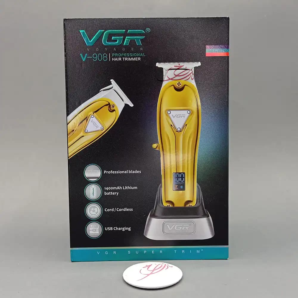 ماشین اصلاح خط زن وی جی آر وویجر VGR VOYAGER مدل V-908 طلایی