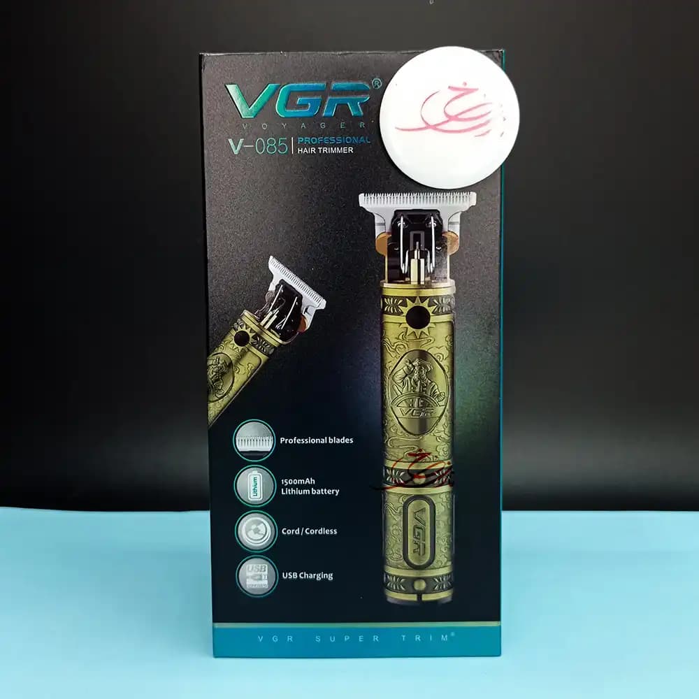 ماشین اصلاح خط زن وی جی آر وویجر VGR VOYAGER مدل V-085 طلایی — تصویر ۳