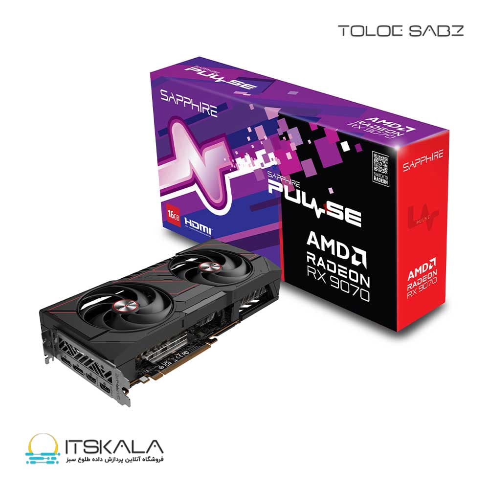 کارت گرافیک Sapphire مدل PULSE AMD Radeon RX 9070 — تصویر ۱۱