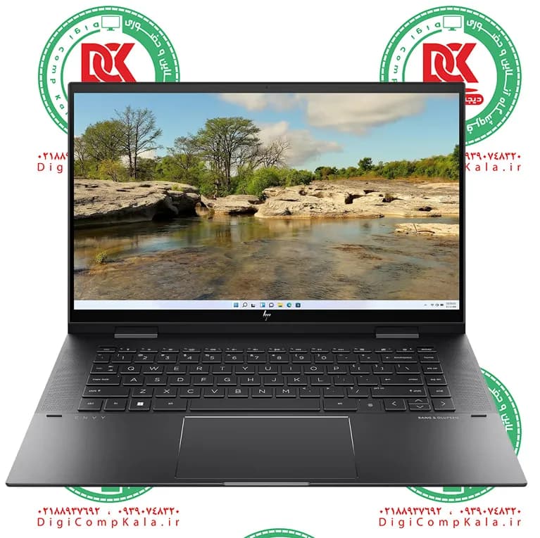 لپ تاپ 15.6 اینچ لمسی اچ پی 360 درجه HP ENVY X360 15 2021 Intel Core i7 1185G7 FullHD IPS نسل 11 اینتل و قلم نوری — تصویر ۴