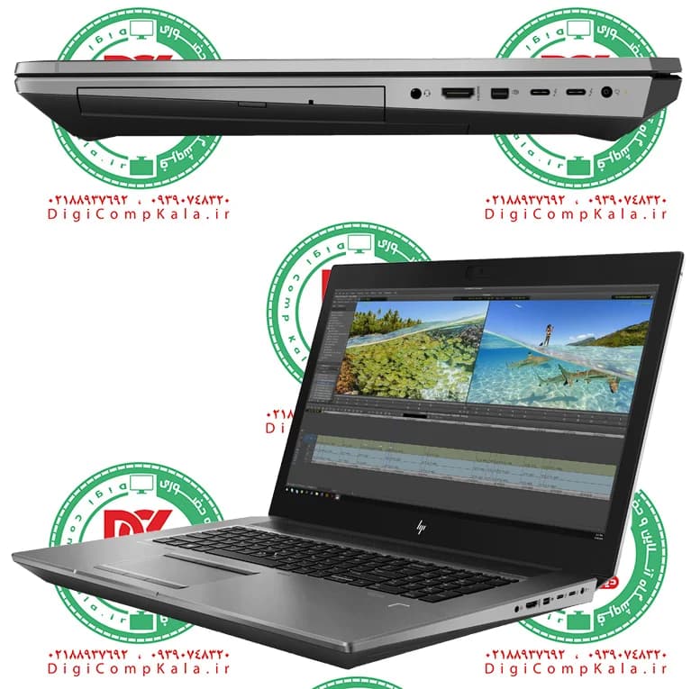 لپ تاپ 17.3 اینچ اچ پی HP ZBook 17 G6 Intel Core i9 9880H NVIDIA Quadro RTX 4000 8GB | Core i7 9850H NVIDIA Quadro RTX 3000 6GB FullHD IP — تصویر ۳