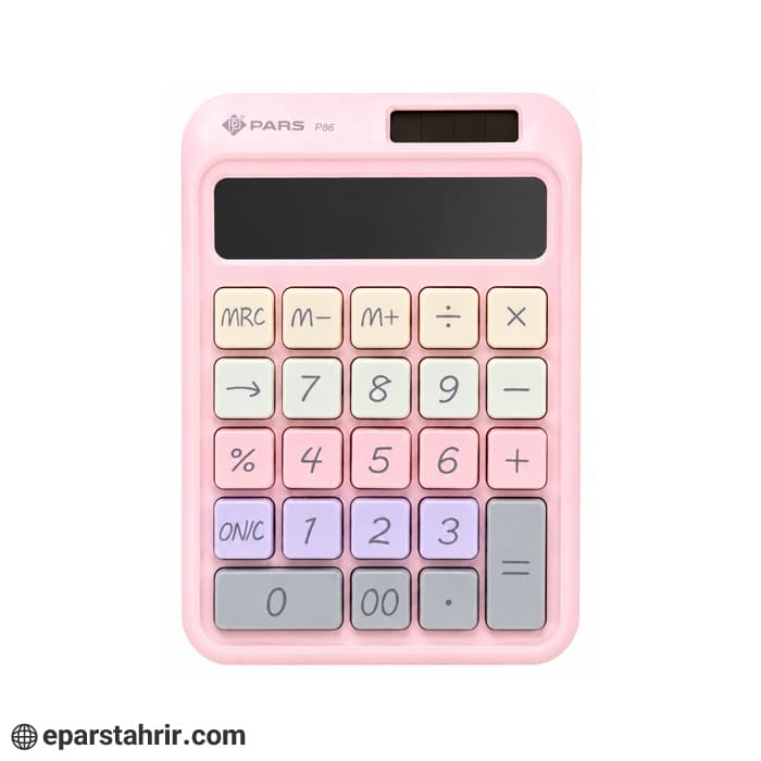 ماشین حساب پارس دانش آموزی 8 رقم کد P86 — تصویر ۹