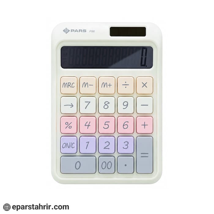 ماشین حساب پارس دانش آموزی 8 رقم کد P86 — تصویر ۱۱