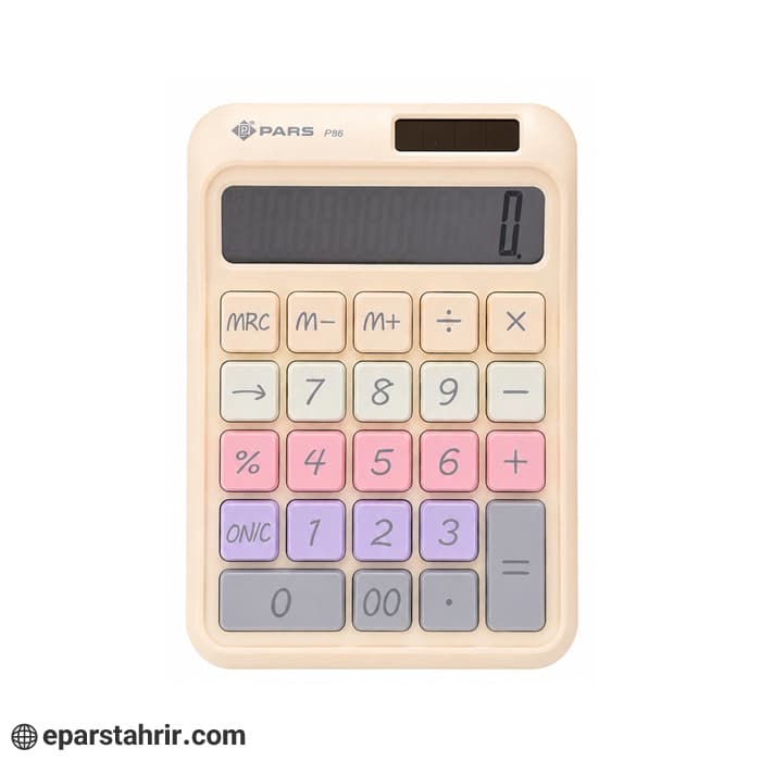 ماشین حساب پارس دانش آموزی 8 رقم کد P86 — تصویر ۱۲