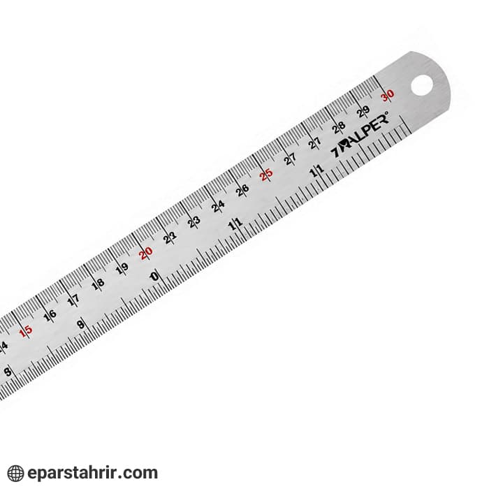 خط کش فلزی 30 سانت آلپر (بسته 2 عددی)