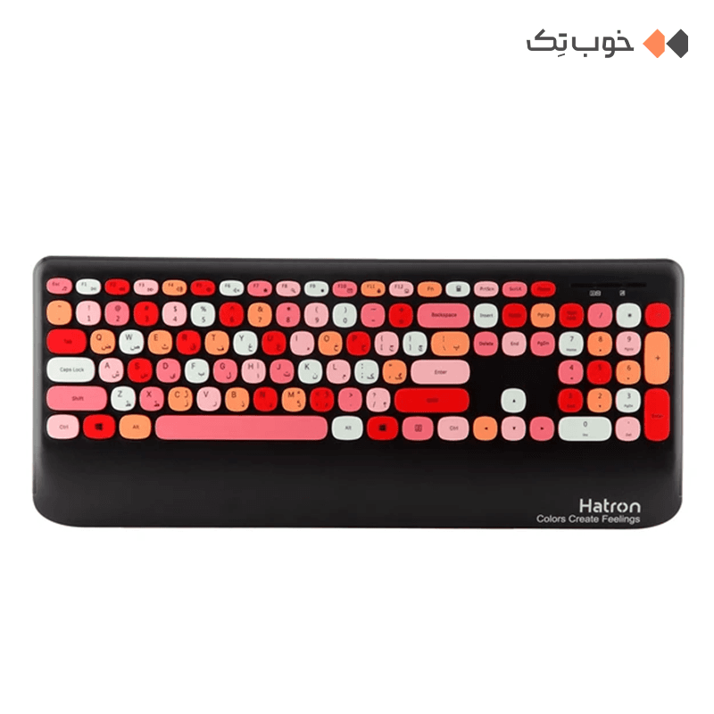 کیبورد و ماوس بی سیم هترون مدل HKCW350 — تصویر ۷