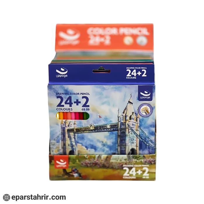 مدادرنگی برند آپیج 2+24 رنگ جعبه مقوایی — تصویر ۸