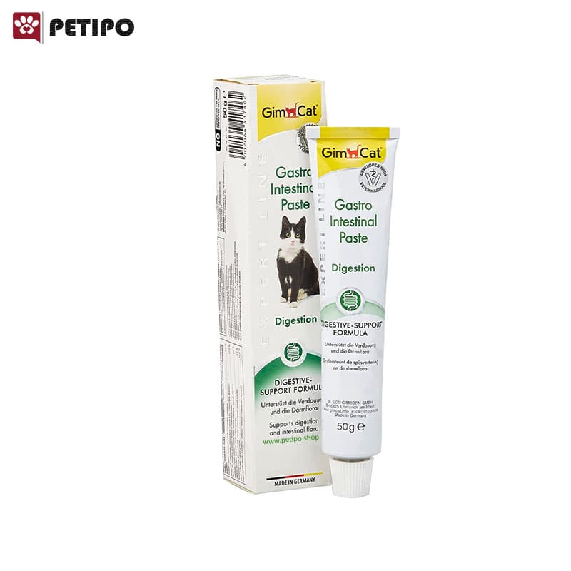خمیر سلامت دستگاه گوارش گربه جیم کت (GimCat) مدل Gastrointentinal وزن 50 گرم — تصویر ۴