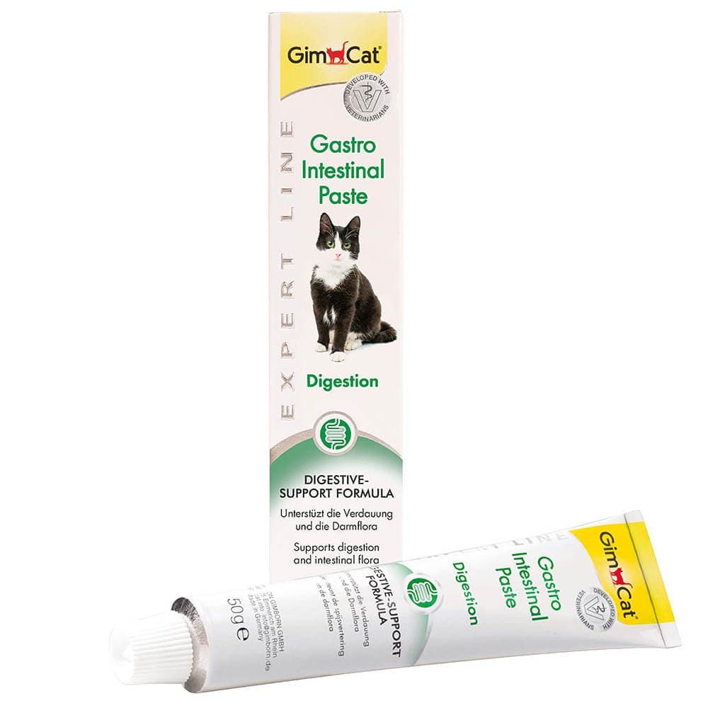 خمیر سلامت دستگاه گوارش گربه جیم کت (GimCat) مدل Gastrointentinal وزن 50 گرم — تصویر ۱۲