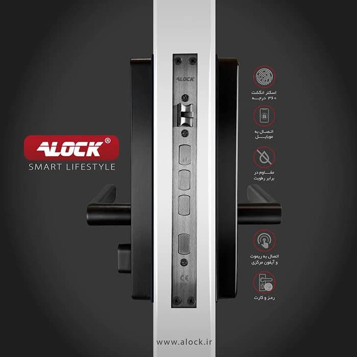 قفل اثر انگشتی دیجیتال آنلاین ALOCK مدل +S300 — تصویر ۷