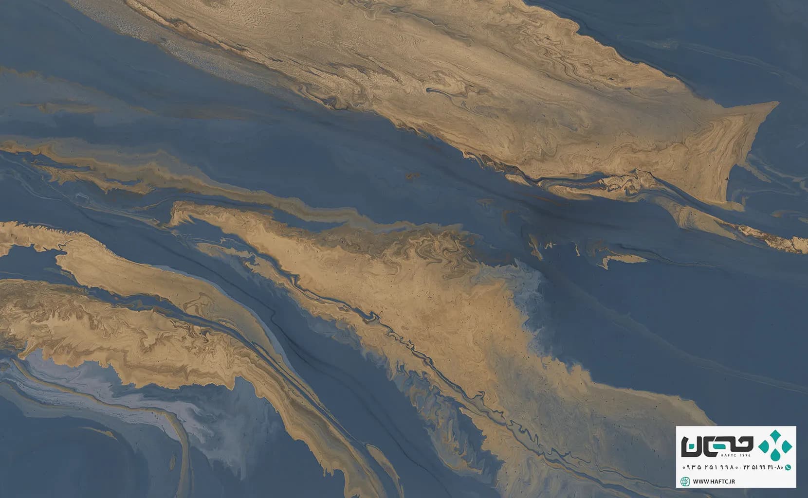 سرامیک پالرمو مدل Ocean Blue 120*80 پولیش — تصویر ۳
