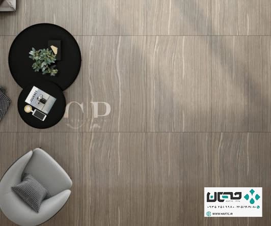 سرامیک پالرمو مدل 120*80 Marbel Wood Light Brown پولیش — تصویر ۲